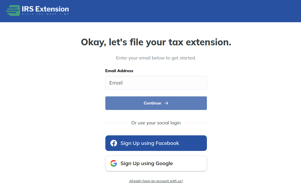 how to file irs extension online free